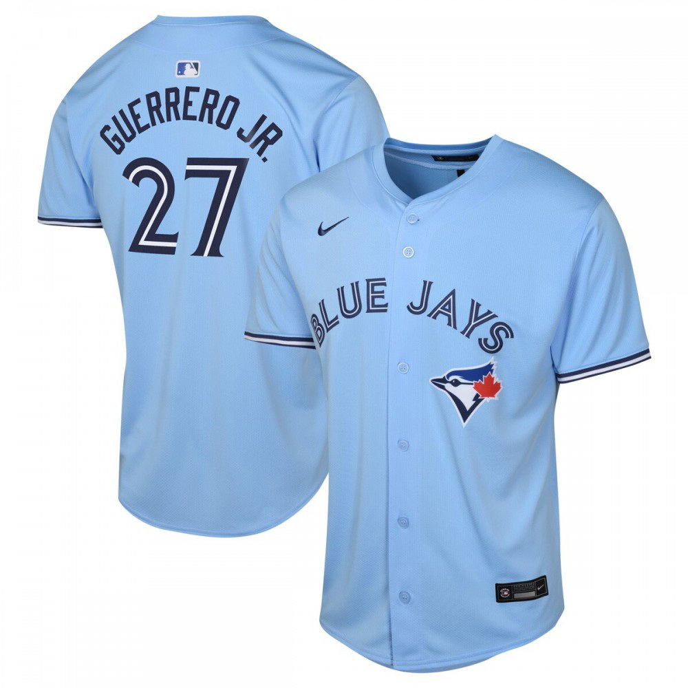 Vladimir Guerrero Jr. Toronto Blue Jays Youth Alternate Limited Player Jersey – Powder Blue-Pro Kit Vault | Brand New 26/27 Sports Jerseys